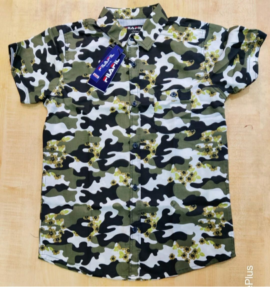 Boy's Unique Camou Shirt ( Size Runs Small Order 2 Or 3 Sizes Up))