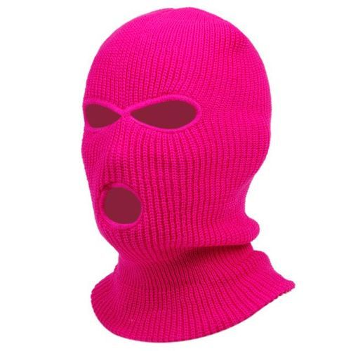Balaclava Three Holes Knitted Full Face Ski Cover Mask Beanie Hat
