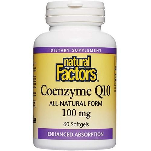Coenzyme Q10 100mg,60Caps Energy, Heart And Antioxidant Support