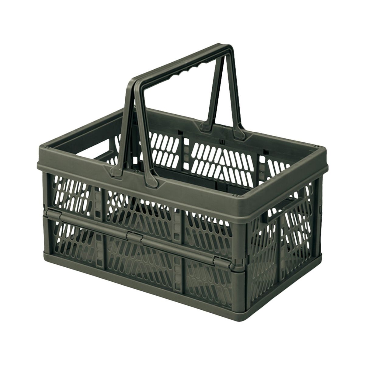Collapsible Storage Crates With Handles Stackable Storage