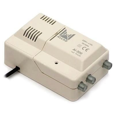 Alcad T.V RF Amplifier-AI-200 Terrestrial amp – 2 outputs