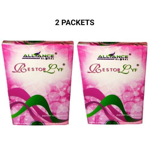 RestorLyf Longevity Formula Anti-Aging Dietary Supplement (2 Retail Packs) - 10Vcaps × 2
