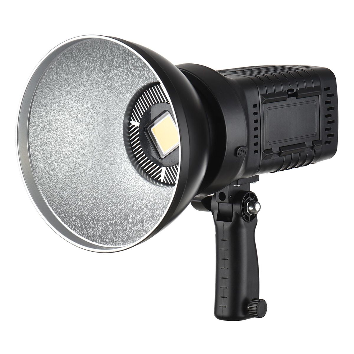 150W COB Studio Light LED Video Light Photography Light 5500K Color Temperature CRI 96 Dimmable Brightness 0%-100% with Color Filters Remote Control NP-F Series Battery AC Adapter Power Supply for Live Stream Studio Photograp