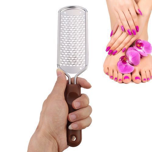 The New Exfoliating Foot File Pedicure Stainless File.