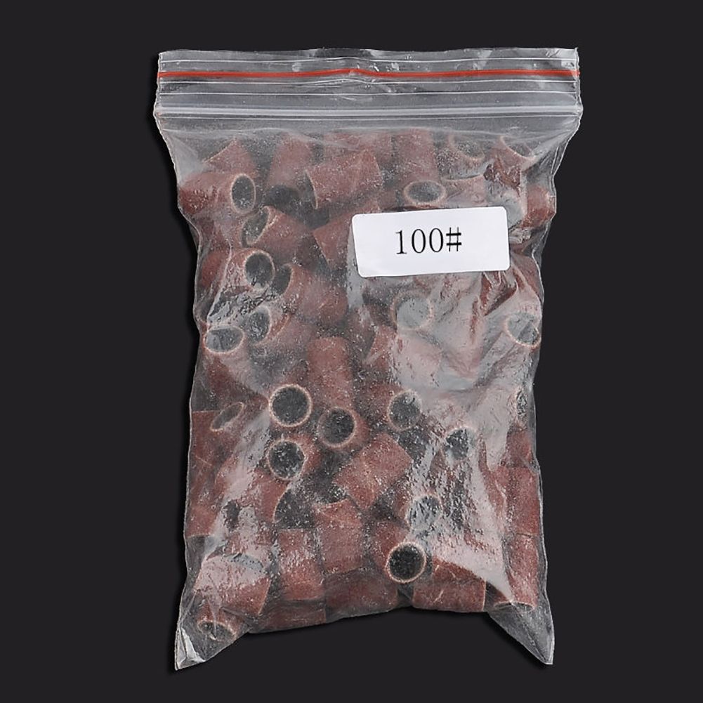 100Pcs Sanding Buffer Band Drill File Machine Bits Grinding-