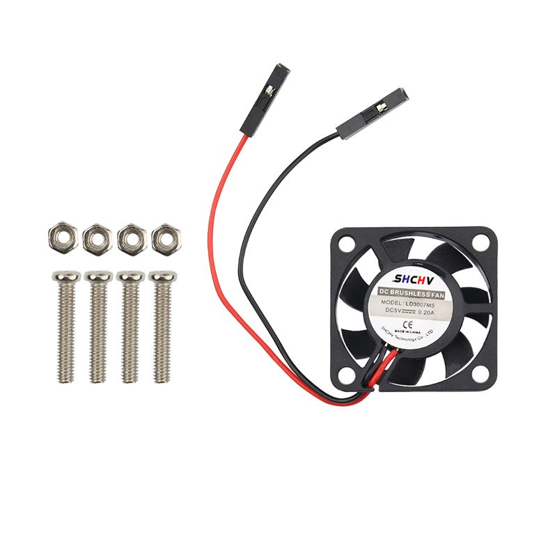 Raspberry Pi CPU Fan Cooling Fan Adjustable 3.3V 5V For Raspbery Pi 4B/3B+/3B For Orange Pi For Retroflag NE CASE+