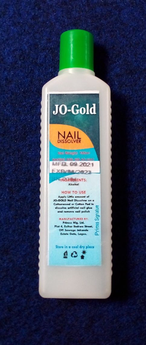 3 PCS JO-GOLD NAIL POLISH DISSOLVER/REMOVER