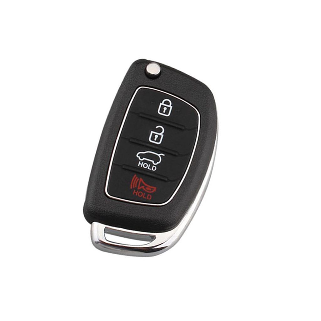Uncut Smart Flip Folding Remote Key Case For Hyundai  I20 I30 I35