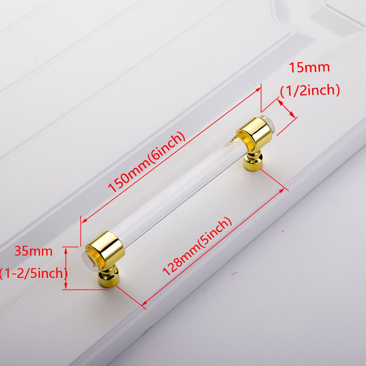 Transparent Acrylic Cupboard Handle And Knobs Dresser