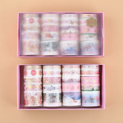 20 Rolls Box Retro Divine Gold Journal Washi Tape Set