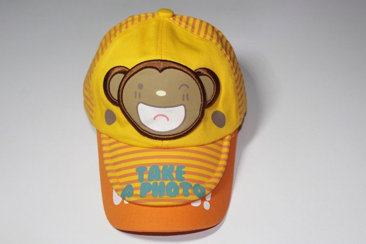 Girls Yellow  Face Cap (adjustable)