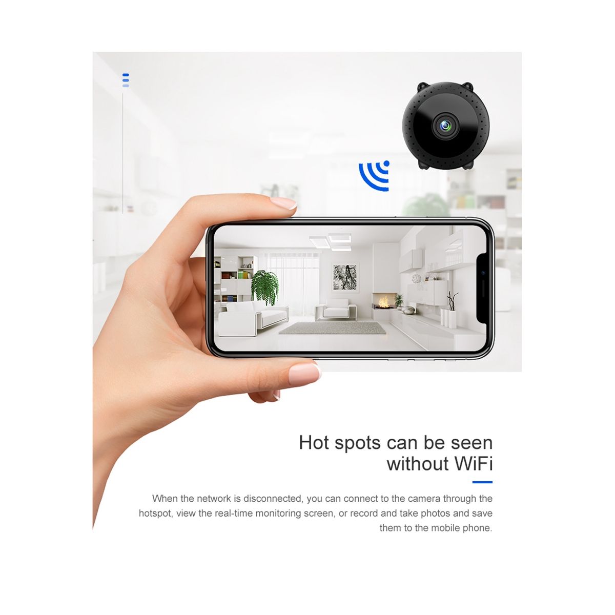 4K Mini WIFI Camera Night Vision Video Recorder Wireless