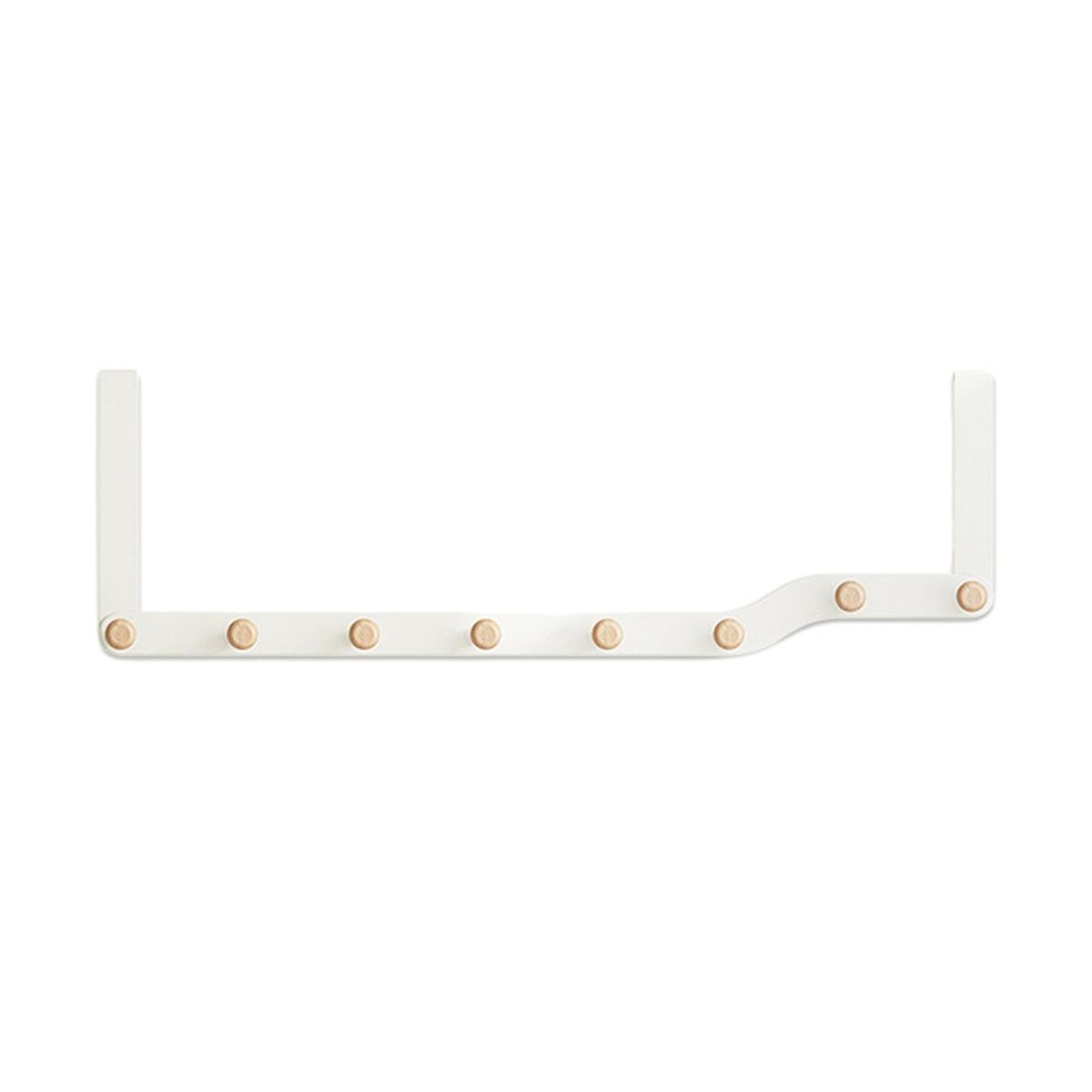 Space-saving Door Hook Doorspace Hooks Heavy Duty for Clothes White