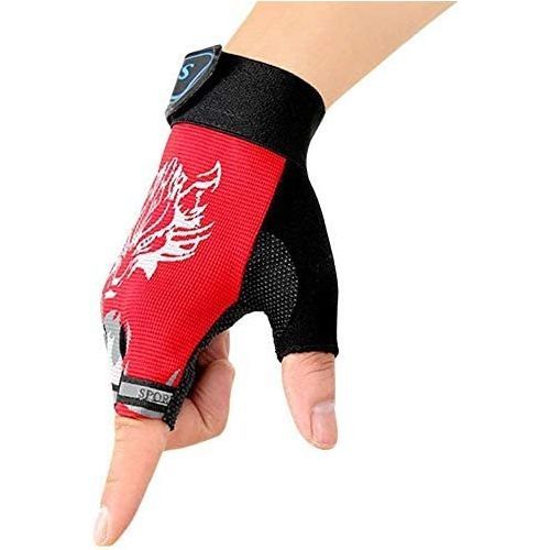IPENNY Girls Boys Half Finger Cycling Sport Gym