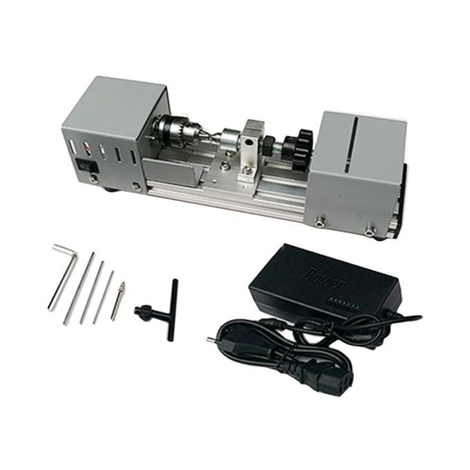 Mini Lathe Beads Polisher Machine DIY Woodworking Polishing Machine