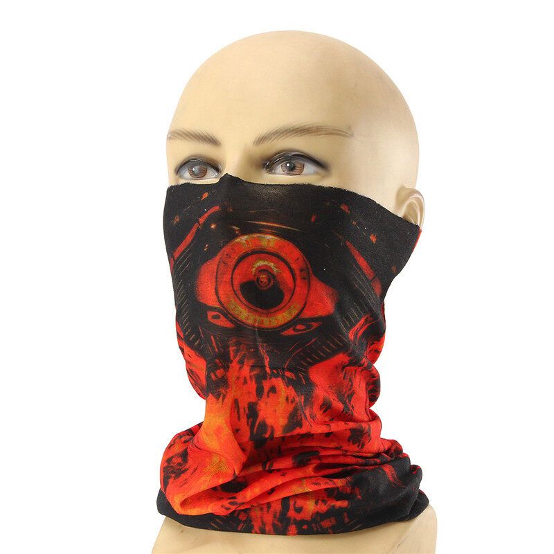 New Hot Multi Use Scarf Snood Neck Head Wear Bandanas Tube Snood Cap Warmer 117# Red