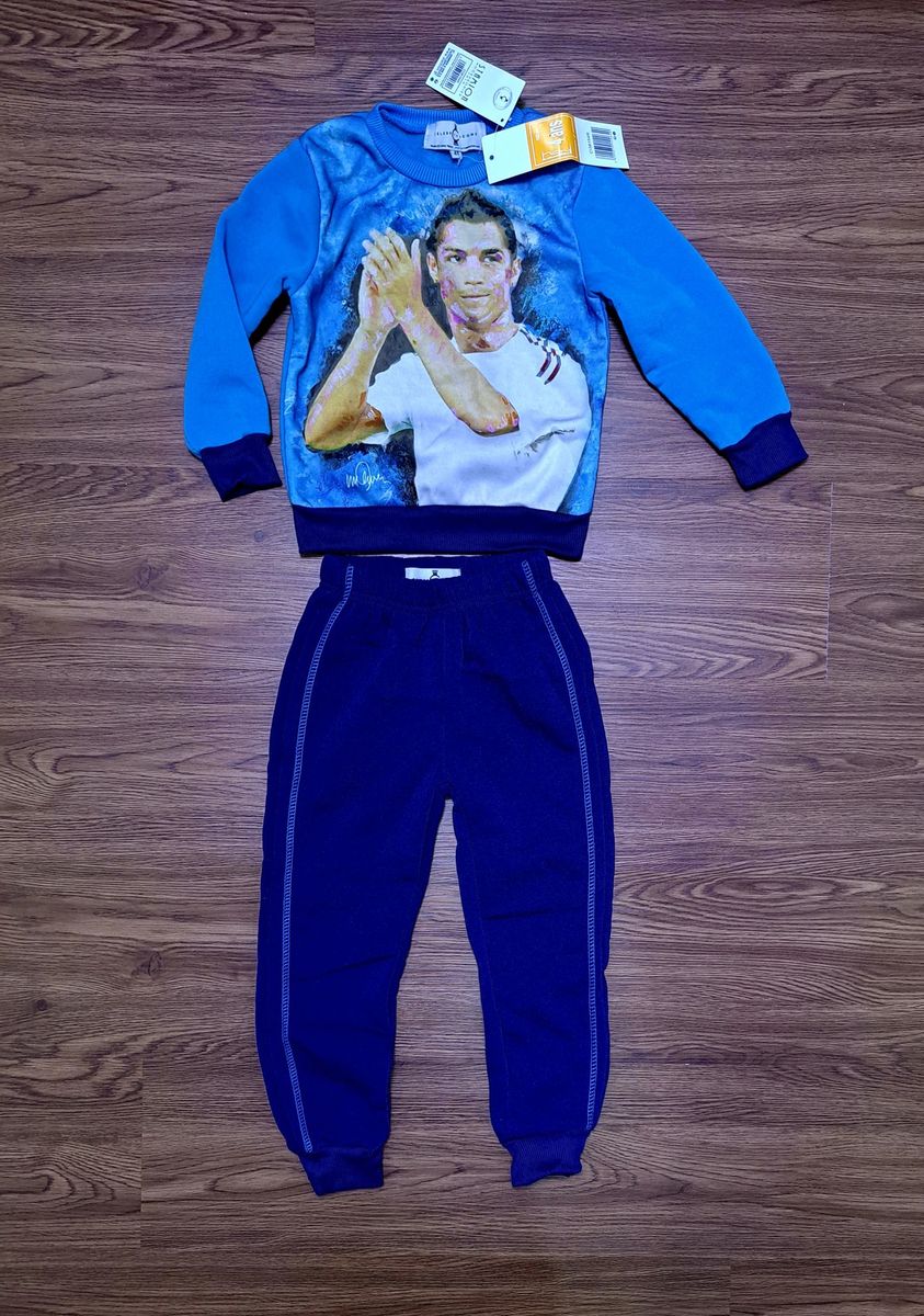 Boys Ronaldo Sweatshirt And Joggers Set Tracksuit