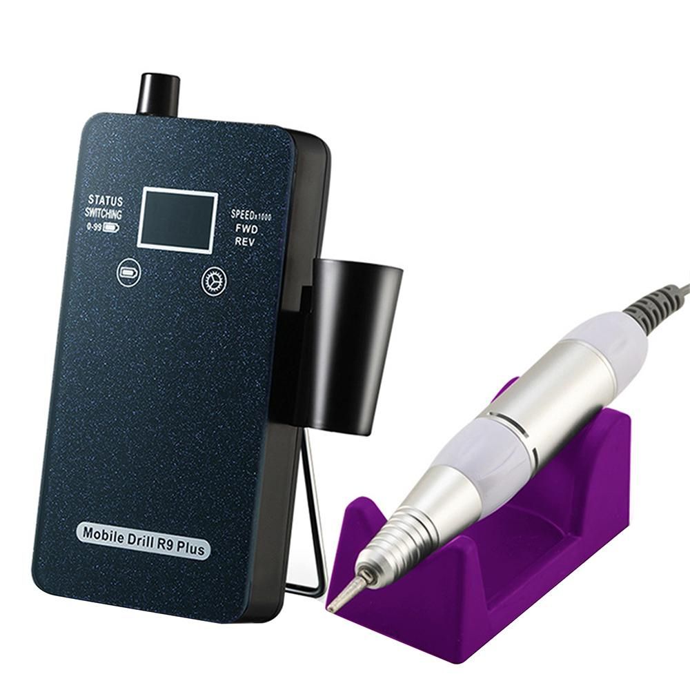 Portable Nail Drill Machine with Digital LCD Screen 30000RPM Touch Control Rechargeable Electric Nail File Nail Drill Pen for Acrylic Nails Manicure Pedicure Nail Grinding Polishing Cuticle Removal