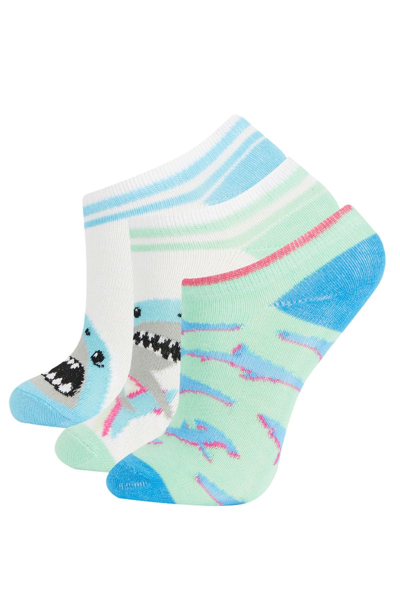 3 Piece Boy Casual Low Cut Socks - Karma