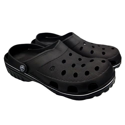 Men Hot Clogs Beach/Summer Rubber Sandals - Black