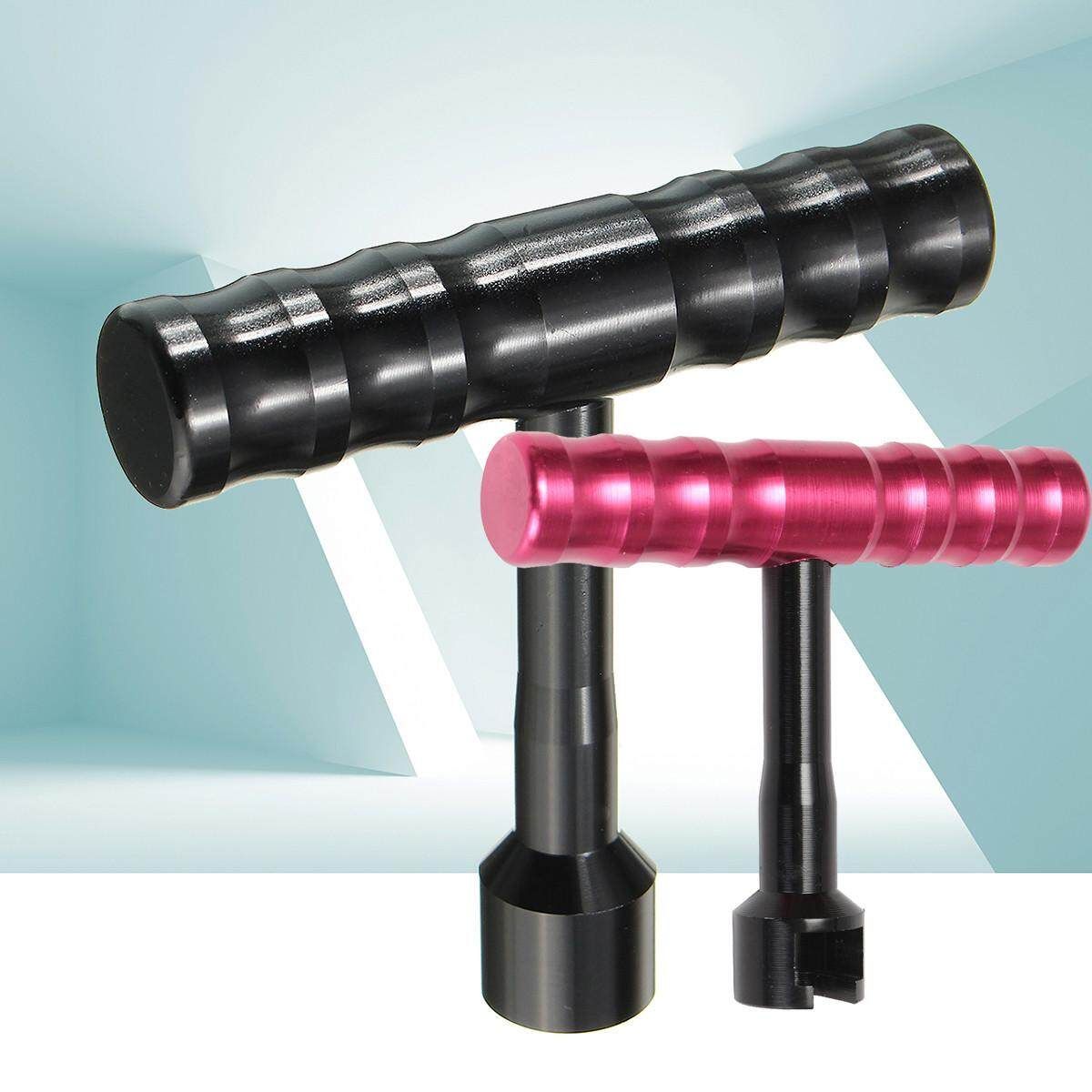 Puller Grip T-handle Puller For Auto Body Paintless Dent Repair Pdr Tab Kit Red (red)