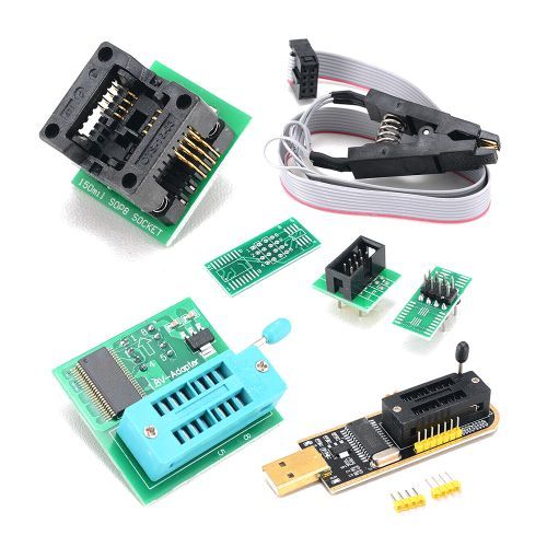 CH341A USB Programmer Kit With SOP8 Clip EEPROM Burner BIOS