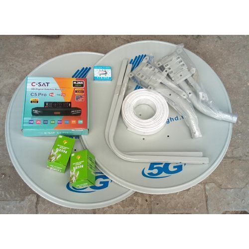 Hd Box H265 +2set Of Free To Air Satellite Kits