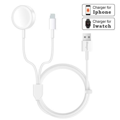 Magnetic IWatch Charger  IPhone + Apple Watch Charger