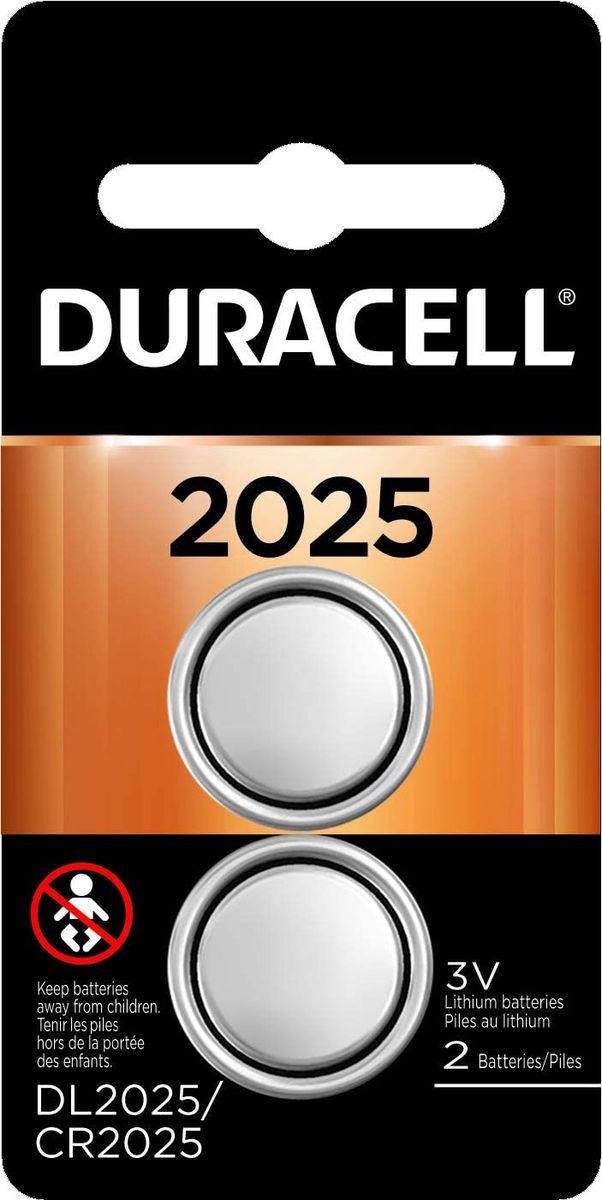 2025 3V Lithium Coin Battery - Long Lasting Battery - 2 Count
