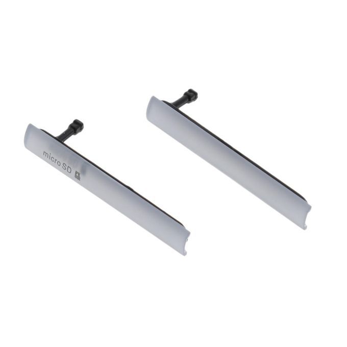 SIM/Memory Card Slot Port USB Dust Plug Cover For Sony Z3mini Sliver
