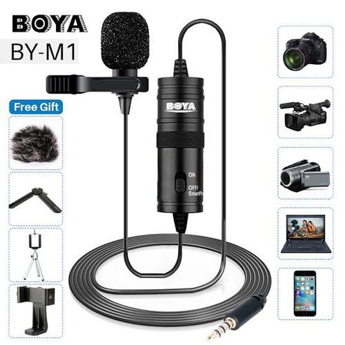By M1 Lavalier Microphone For Smartphones And DSLR Cameras