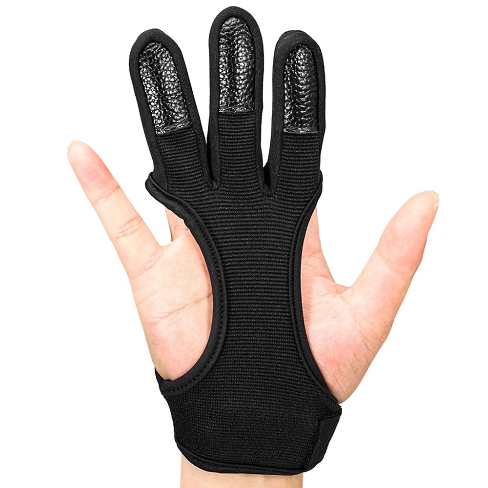 1PC Archery  Shooting Hunting Leather Three Finger