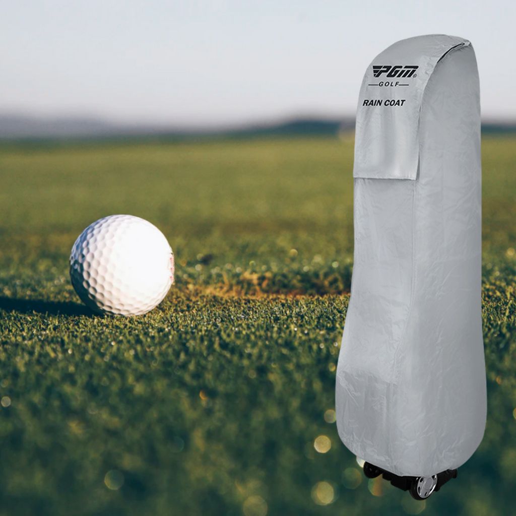 Golf Bag Rain Cover Waterproof Hood Protection Club Gray