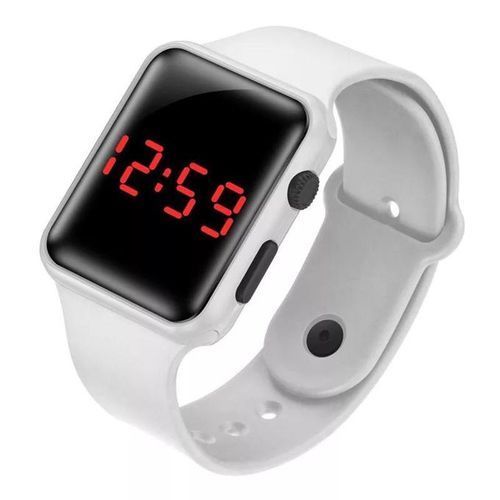 Led Unisex Wristwatch-White