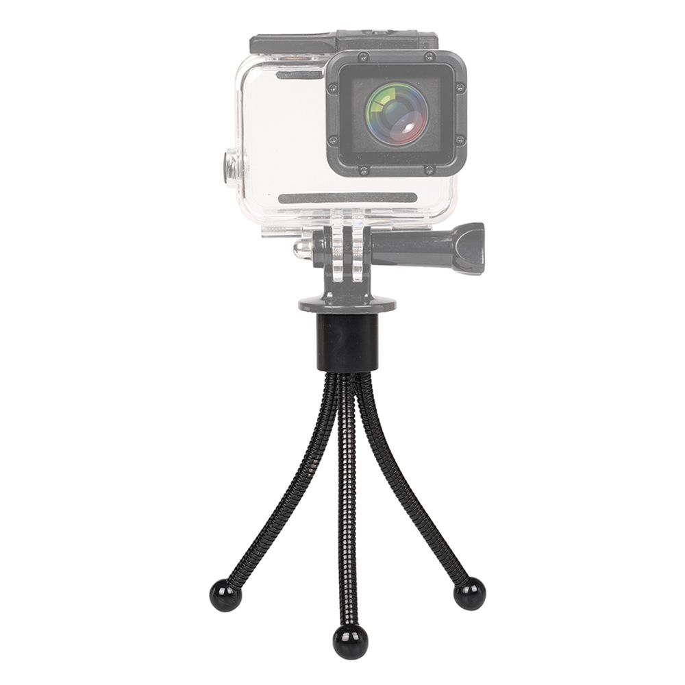 Mini Metal Desktop Tripod Mount With UNC1/4 Screw Interface, Max Load: 0.6kg