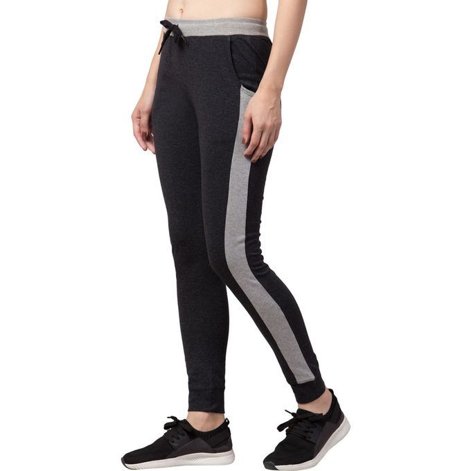 Ladies High Valued Joggers.- Black & Grey