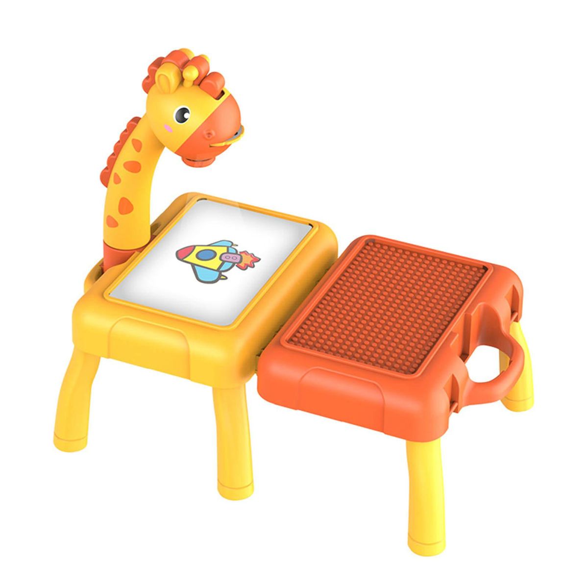 1 Set Kids Graffiti Table Children Board Toy Yellow