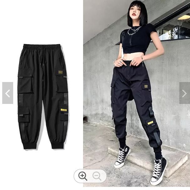 Cheap Simple Casual Women Joggers - Ladies Joggers - Black