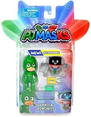 Hero & Villain 2pk Gekko & PJ Robot