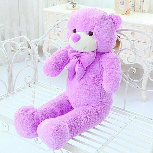 60CM Giant Huge Purple Teddy Bear Plush Soft Toys Doll Gift Stuffed Animal