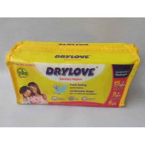 1Pack (24 Pads) + 6 Pant Linner Sanitary Pads With Wings
