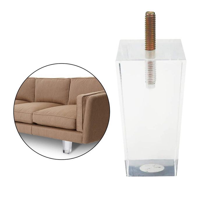 Acrylic Furniture Legs Sofa Couch Table Cabinet TV Stand Legs Style2