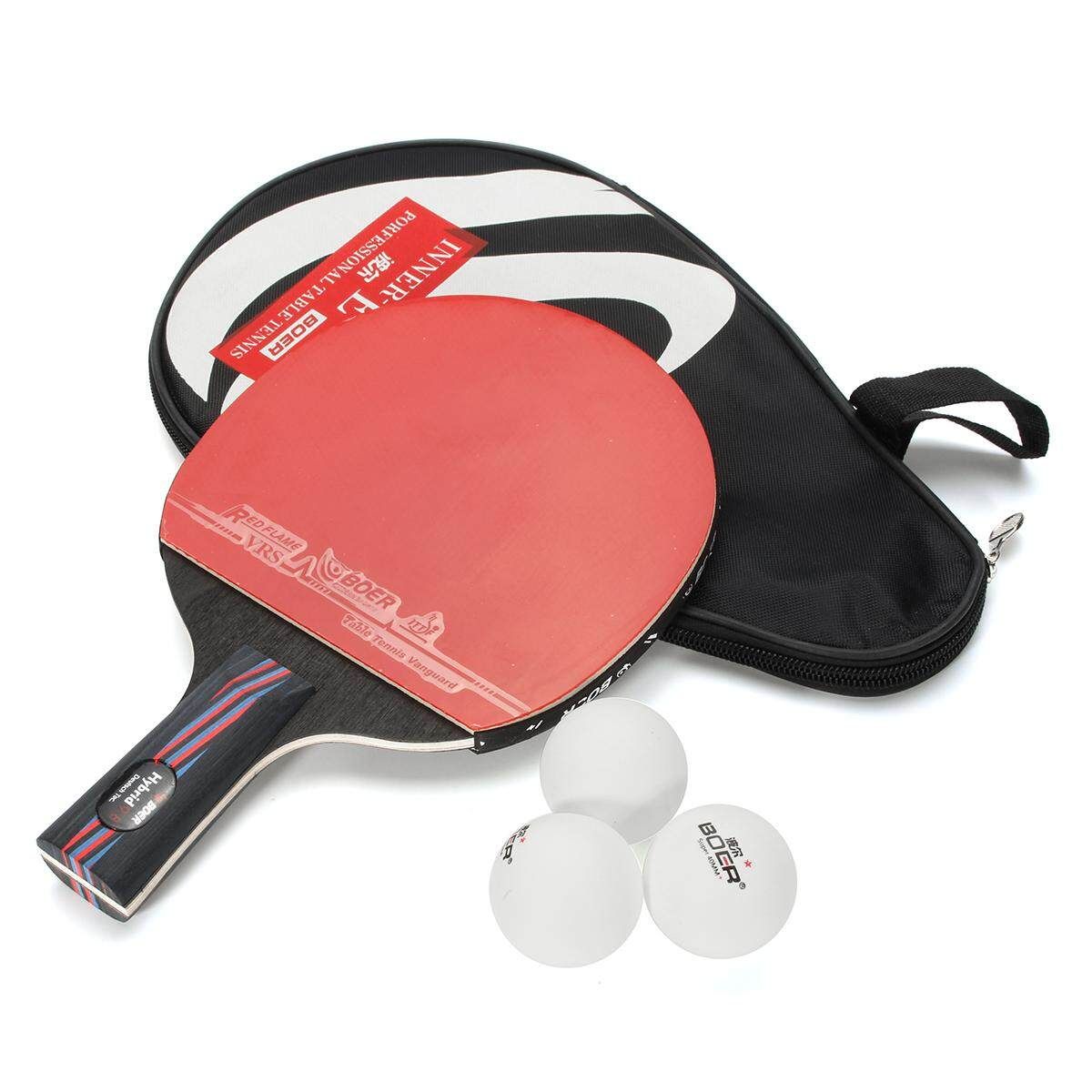 DHS DOUBLE HAPPINESS 6002A TABLE TENNIS RACKET PING PONG 6 STARS LONG HANDLE