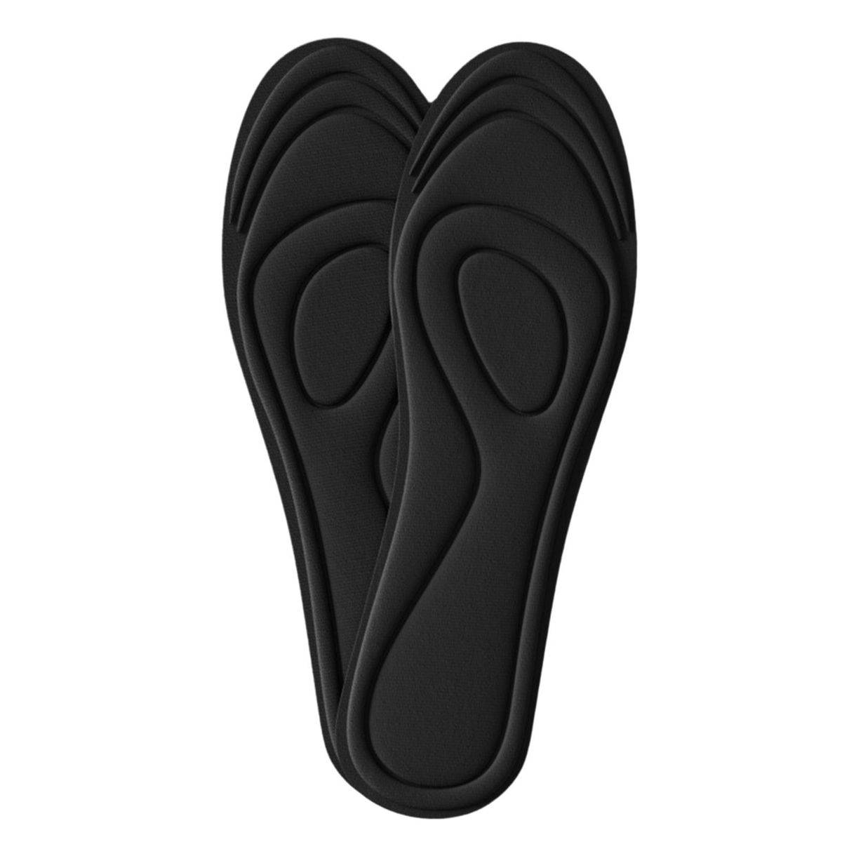 1 Pair Insoles Anti-shock Sport Insoles Black