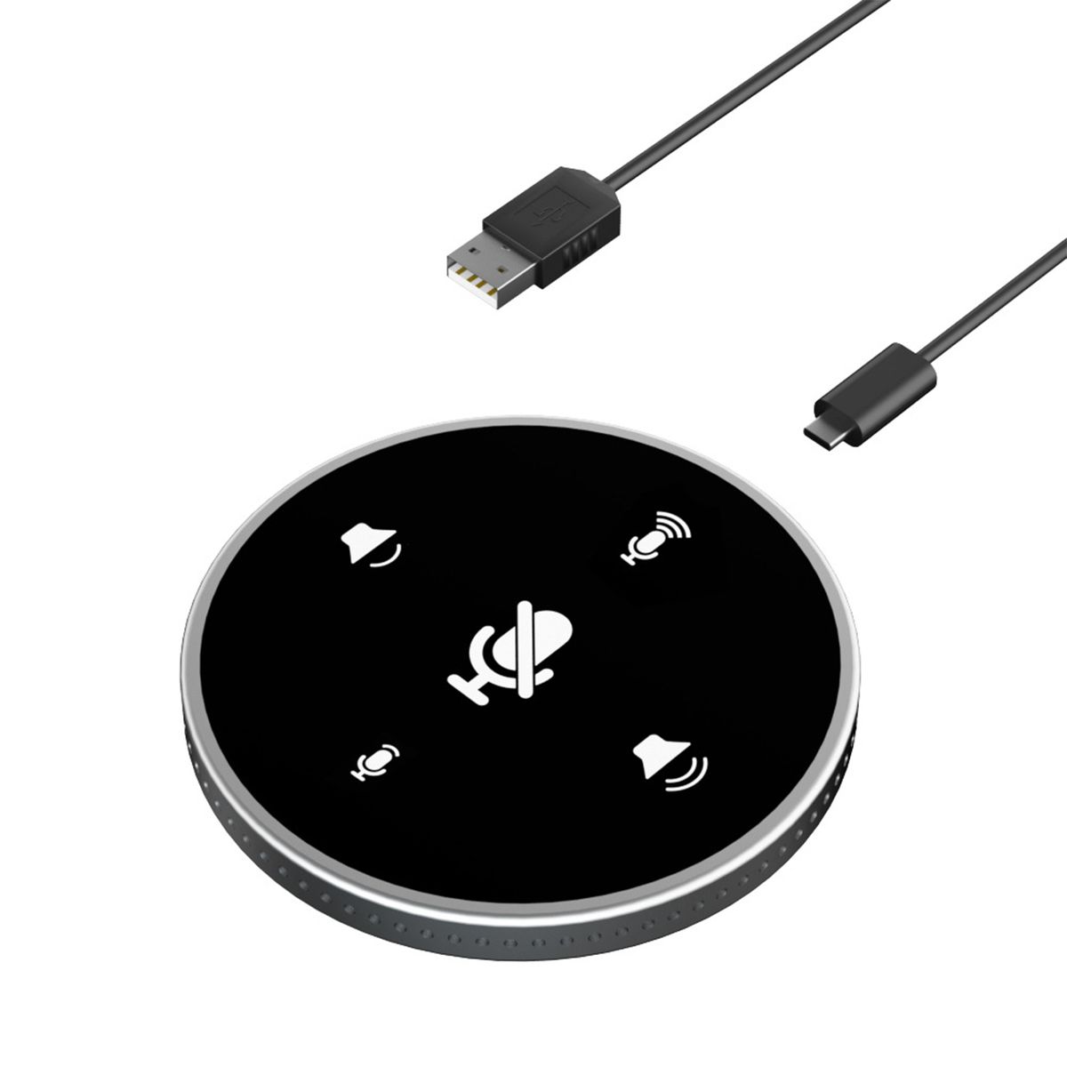 Desktop USB Conference Speakerphone Microphone Built-in