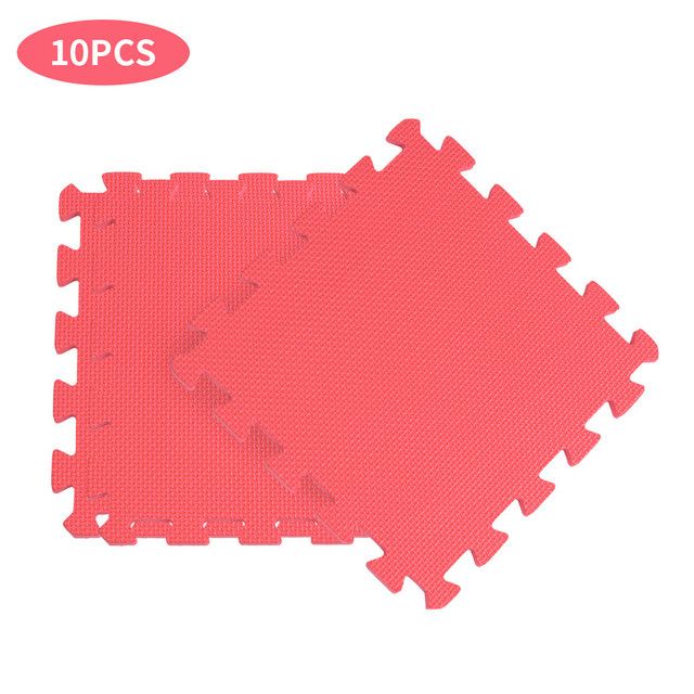 10pc Fitness Yoga Mat Soft Foam Eva Locking Floor Tiles 9