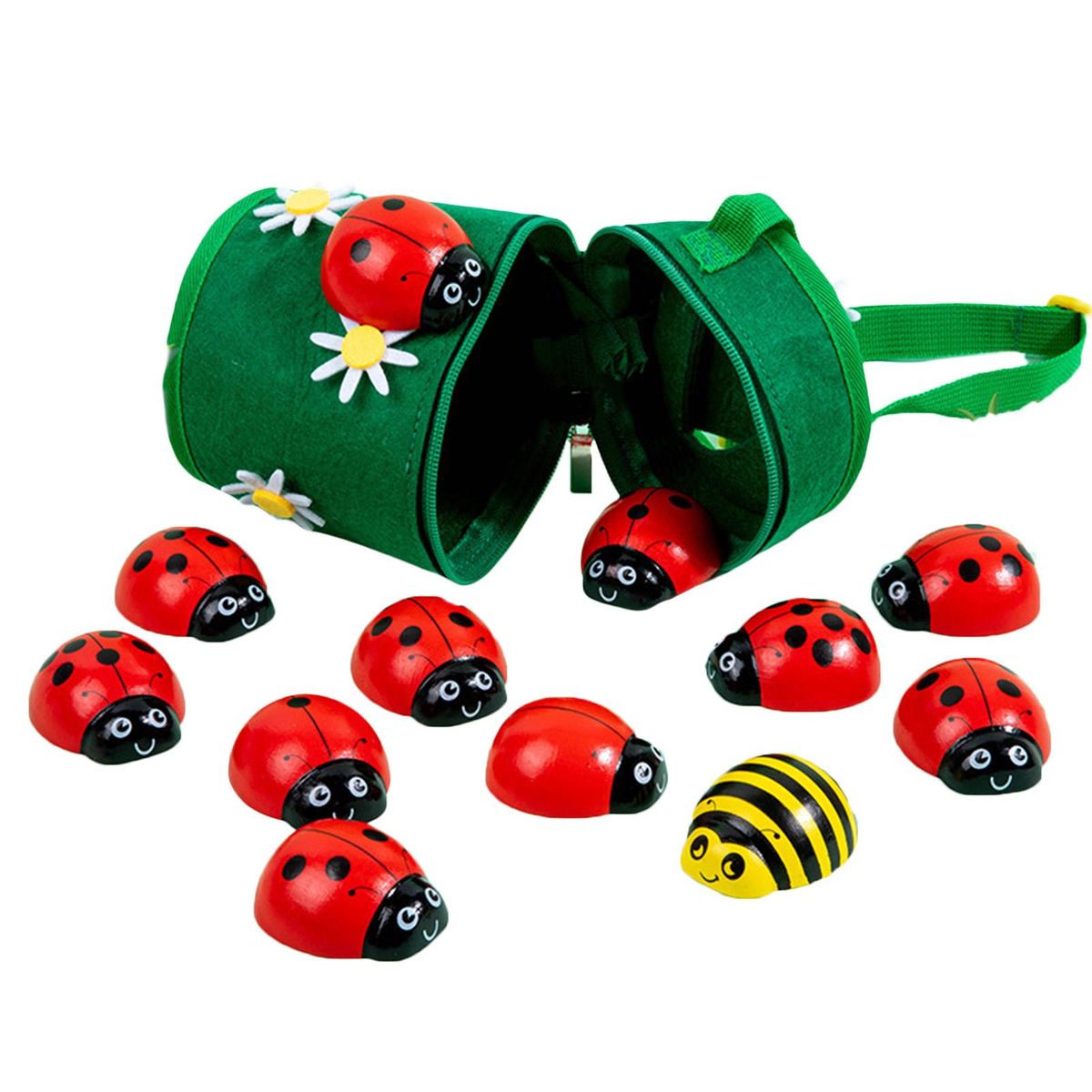 1 Set Learning Game Toy Wood Invertebrate Math Toy