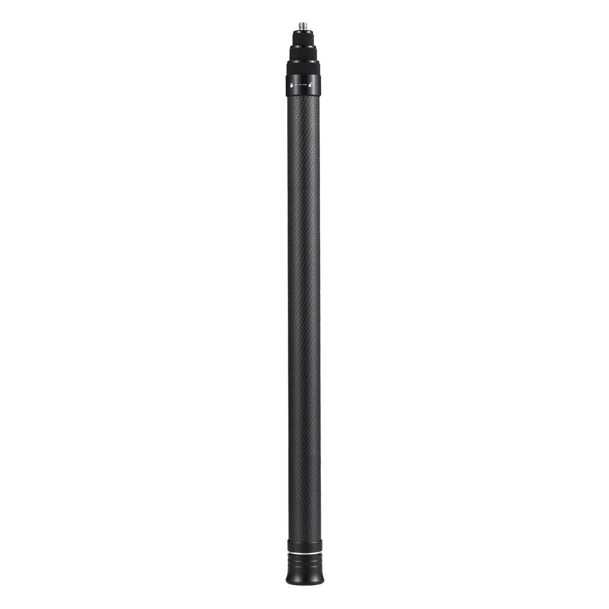 Portable Selfie Stick Carbon Fiber Stand Camera Bracket 1/4 Inch Screw Mount 36cm-150cm/14.2in-59in Adjustable Length Compatible with Insta360 X2/ X3