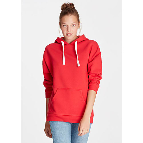 Women's Plain Hoodie - Red