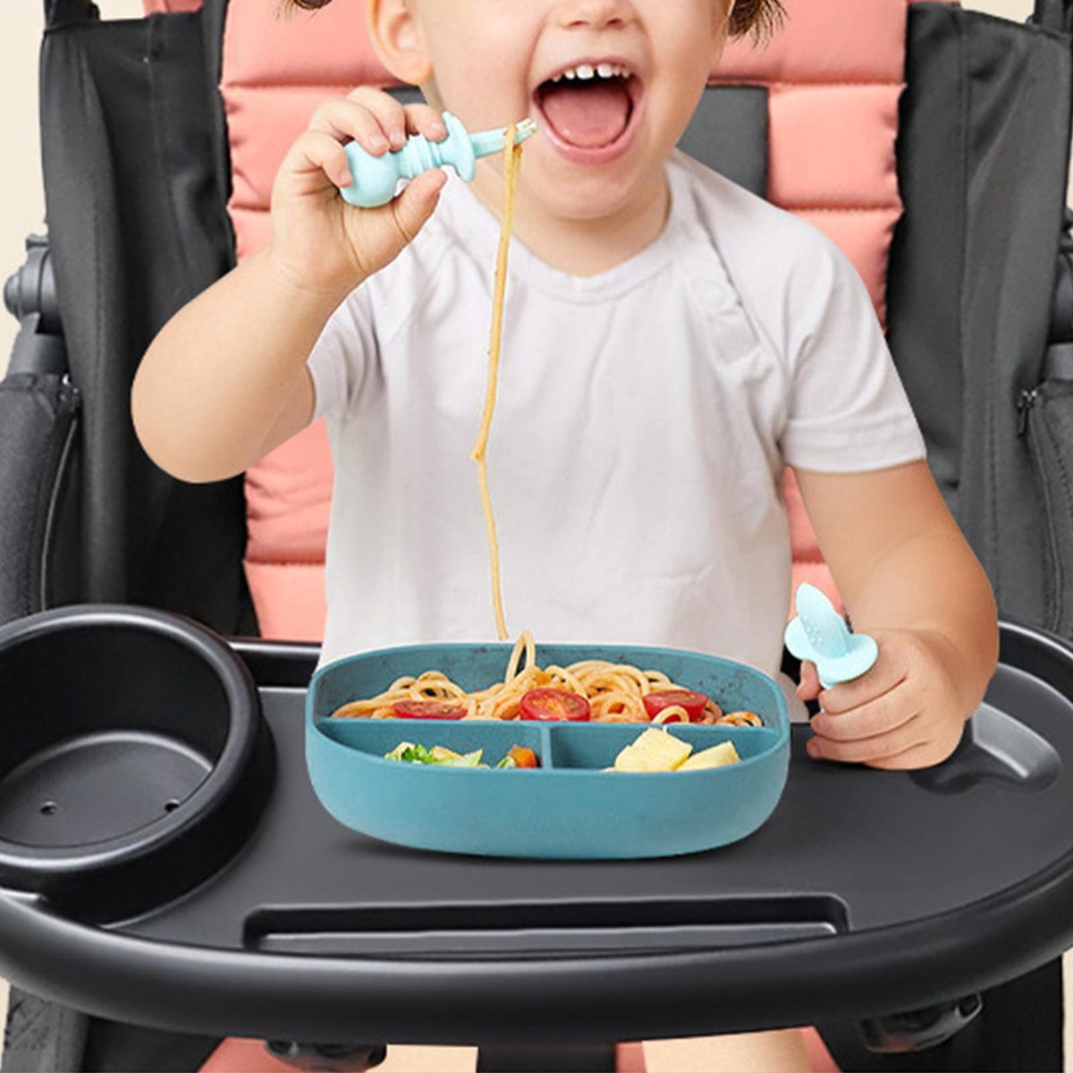 Tray With Armrests, Universal Snack Tray With Black